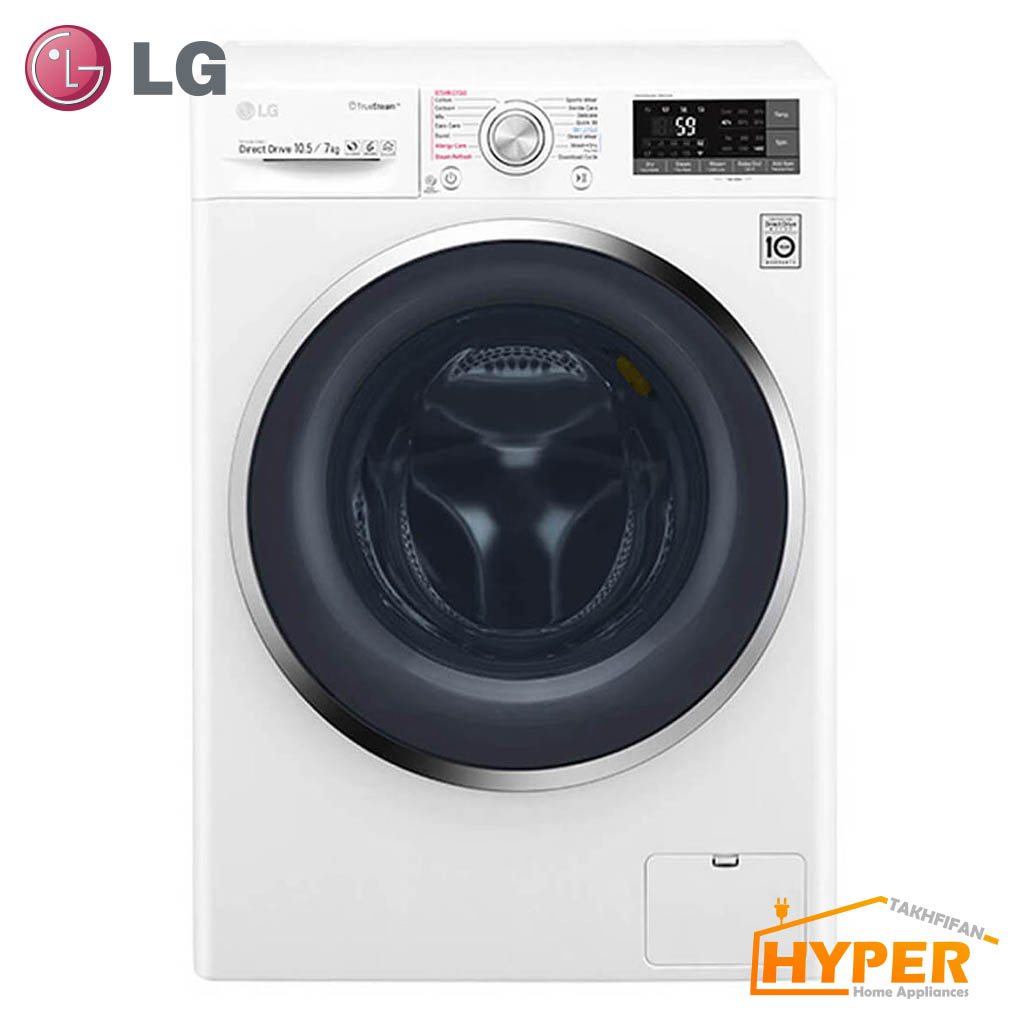 لباسشویی ال جی WM-1045CW سفید 10.5 کیلویی